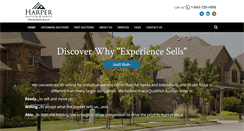 Desktop Screenshot of harperauctionandrealty.com